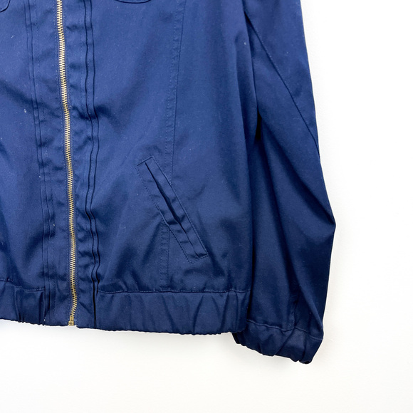 Alia Blue Zip-Up Fall/Spring Jacket - Picture 4 of 8